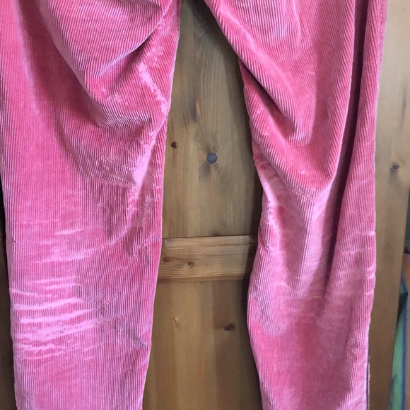 Anthropologie collection Pilcro. Pink Corduroy worn by design. 30 and worn. - Picture 4 of 7